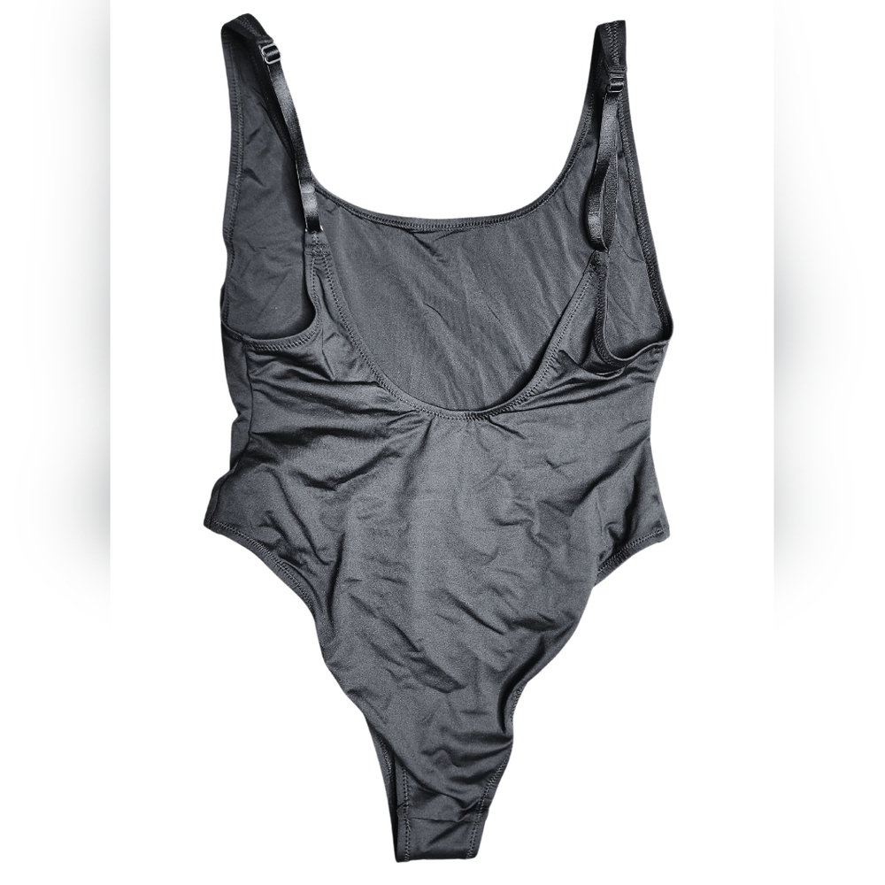 Skims Scoop Neck One Piece Swimsuit, Large NWT Black (Onyx) - Picture 5 of 6